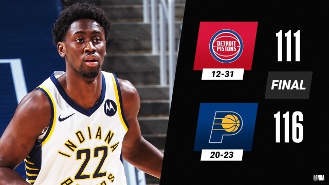 【nba】勒韦尔28 6 步行者胜活塞