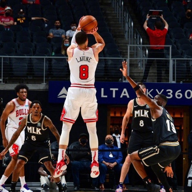 nba拉文空砍50分公牛不敌老鹰