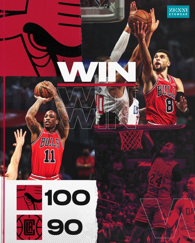 nba公牛力克快艇德罗赞35分