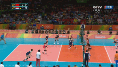 朱婷扣球.gif