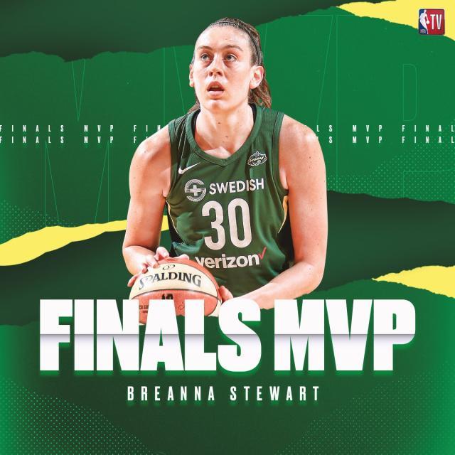 西雅图风暴喜提wnba总冠军 斯图尔特成就双料mvp