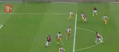 战报 数说:库特罗内自导自演追平 ac米兰2比1逆转