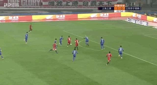 【gif】上港3比2苏宁 谢鹏飞梅开二度