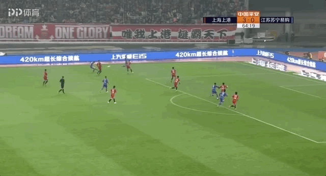 【gif】上港3比2苏宁 谢鹏飞梅开二度