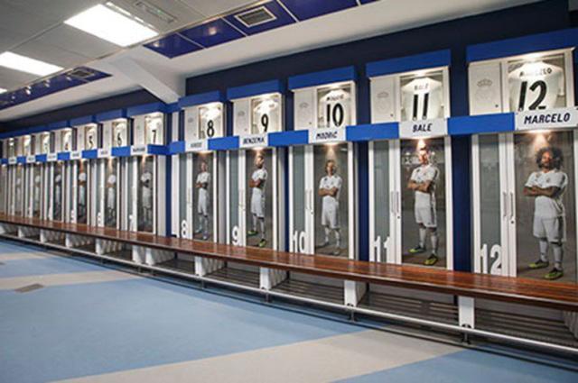 世界最漂亮20个足球更衣室 安联伯纳乌比不上它!