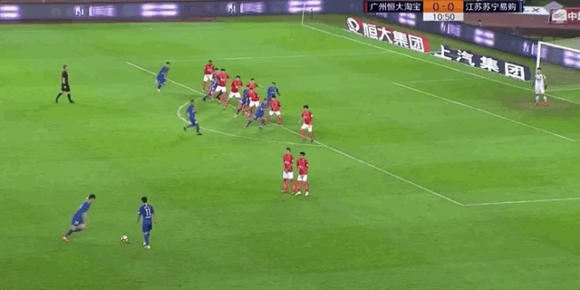 【gif】恒大2比2苏宁 韦世豪补时阶段点射绝平