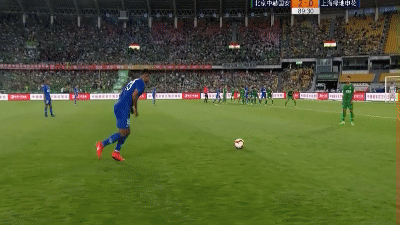 【gif】国安2-1申花 傲骨世界波 吴毅臻扫射破门