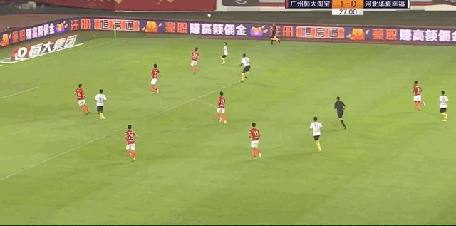 【gif】恒大2比1华夏 韦世豪1传1射建头功