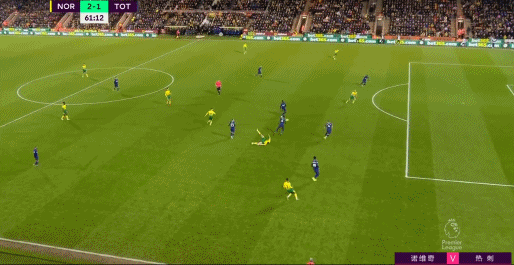 下半场回来埃里克森任意球直接破门扳平,奥里耶打进乌龙,凯恩造点并