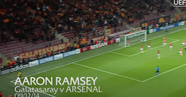 2014-15小组赛收官战,已经确定出线的阿森纳作客土耳其,与加拉塔萨雷
