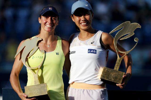 Zhang Shuai Grabs Double Title In Abu Dhabi