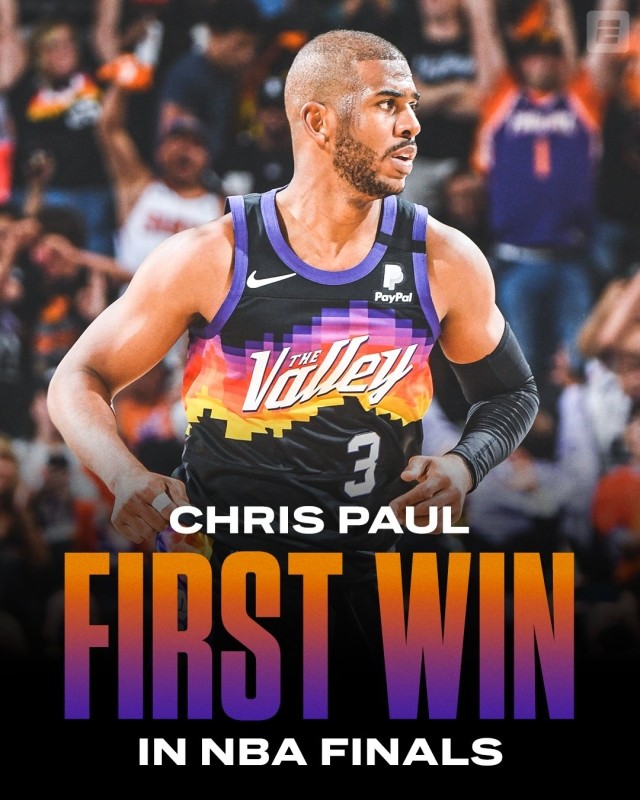 圣保罗赢得首场nba总决赛