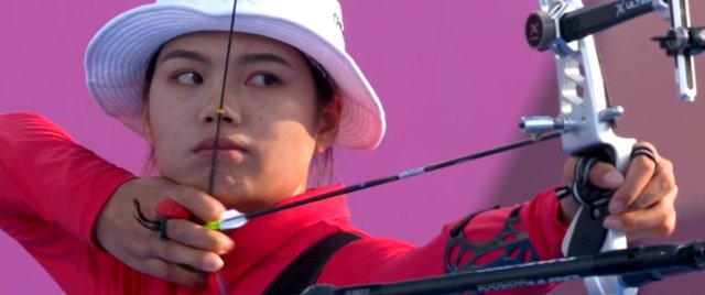 女子射箭龙晓清32强遭淘汰