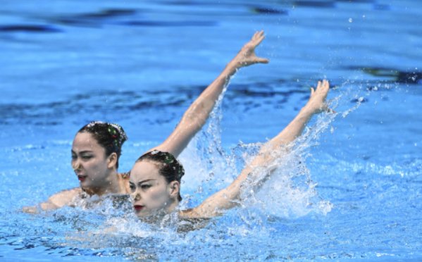 中国花样游泳美女图片