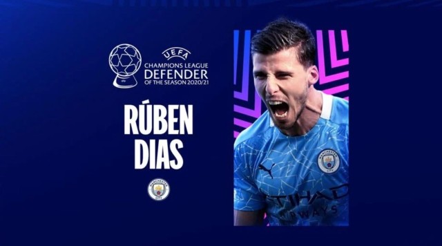 欧冠赛季最佳后卫鲁本迪亚斯