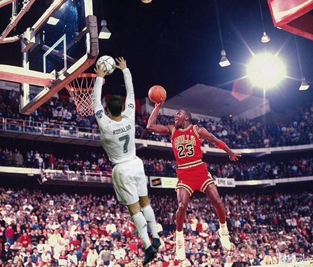 ​大圣归来!c罗扣篮又被网友玩坏了