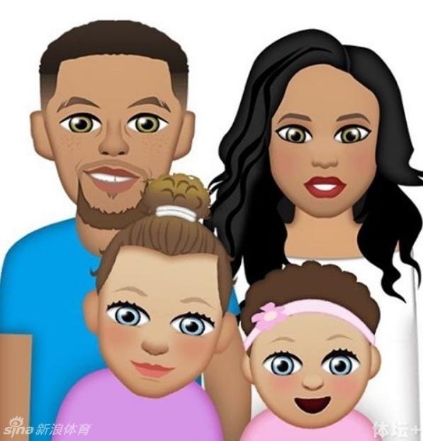 家庭四口之家emoji表情图片
