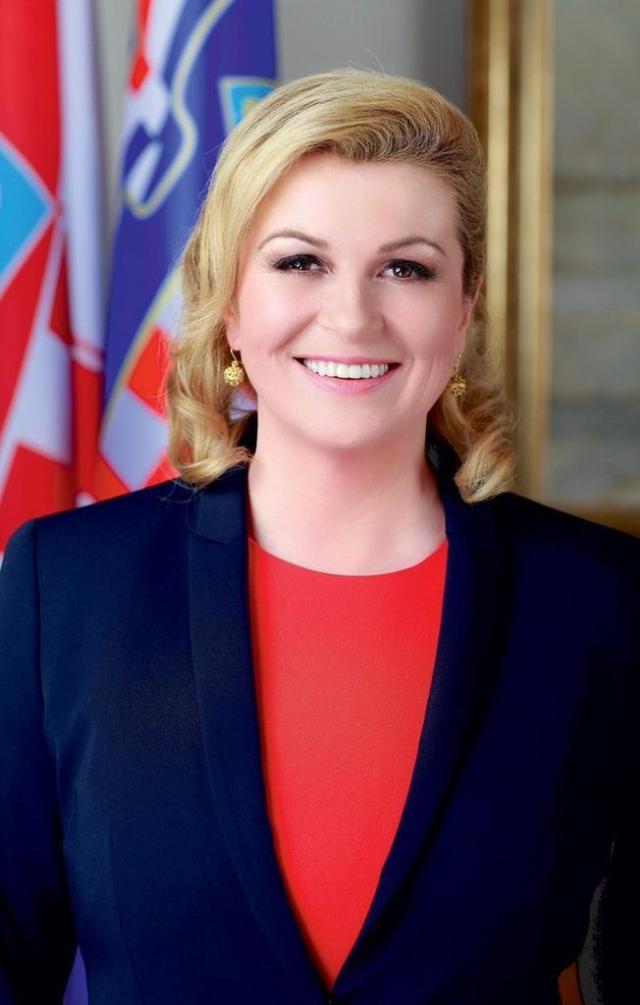克罗地亚总统科琳达图片