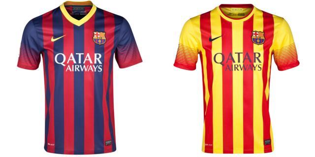 一袭战袍红蓝染 球衣秀出巴萨和耐克恩爱20年