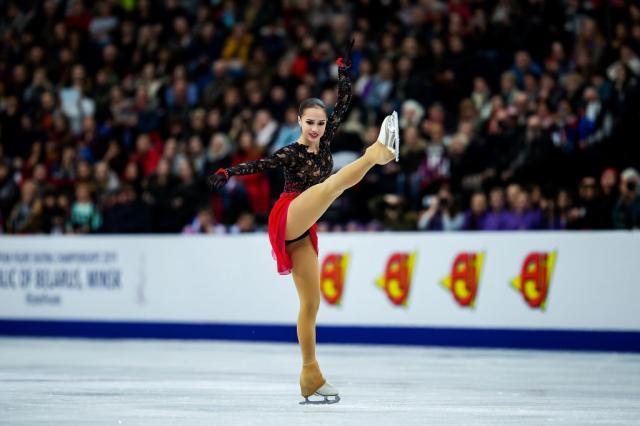 alina zagitova(rus)efsc 2019international skating union(isu)
