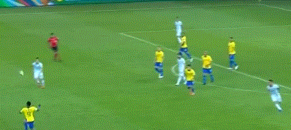 【美洲杯】梅西中框 热苏斯传射 巴西2-0胜阿根廷