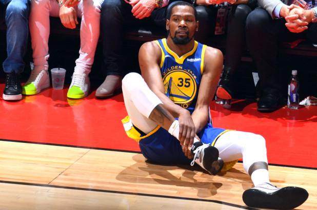 跟腱断裂瞬间想什么?kd:整个篮球生涯一闪而过