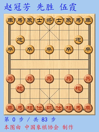 象棋女子明星赛第三场赵冠芳不败晋级四强