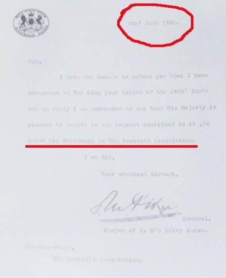 1爱德华七世亲笔批文给足总正式承认职业足球是一项合法行业.jpg