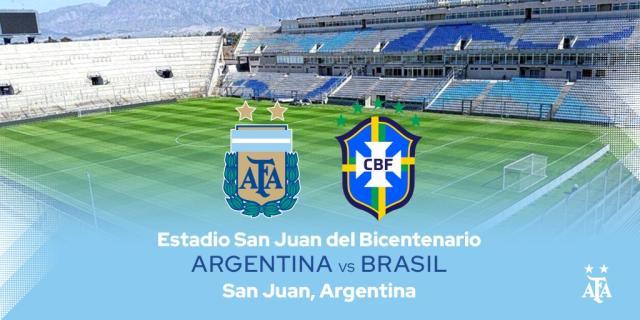 【世预赛】阿根廷VS巴西，梅西首发出场