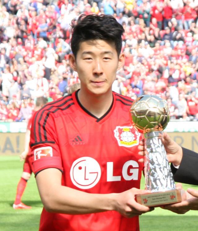 2014 BFA Son Heung-min in Leverkusen.jpg