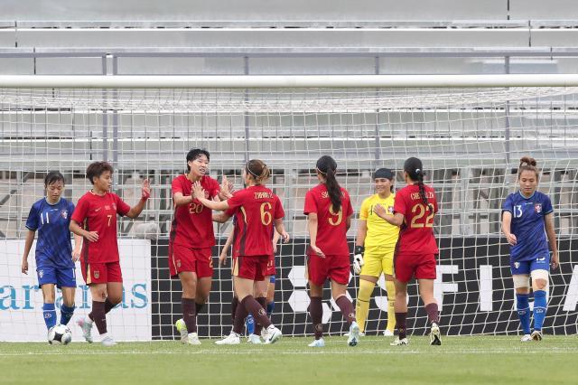 （体育）（3）足球——东亚杯：中国女足胜中国台北女足XxjpseC007369_20250713_PEPFN0A001.jpg
