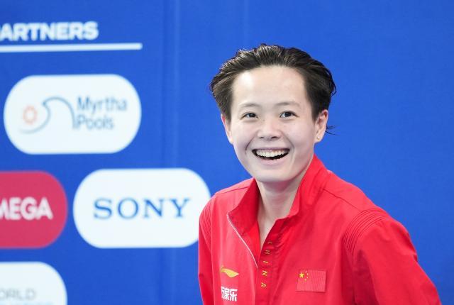 （游泳世錦賽）（11）跳水——女子3米板決賽：陳藝文、陳佳包攬冠亞軍XxjpseC007310_20250802_PEPFN0A001.jpg