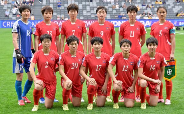 朝鲜女足出战2026亚足联女足亚洲杯比赛。.jpg