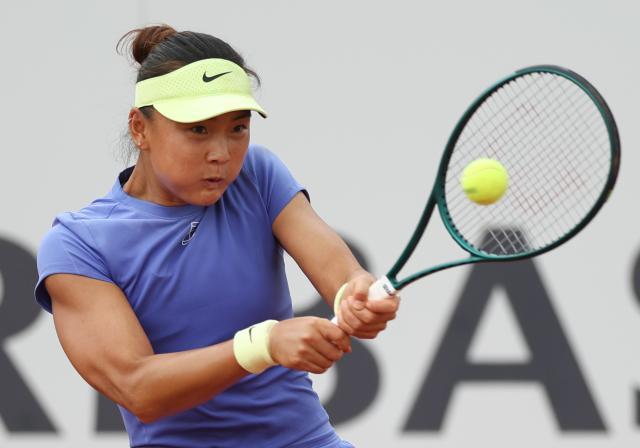 （体育）（1）网球——WTA1000罗马站：袁悦无缘正赛XxjpseC000171_20260505_PEPFN0A001.jpg